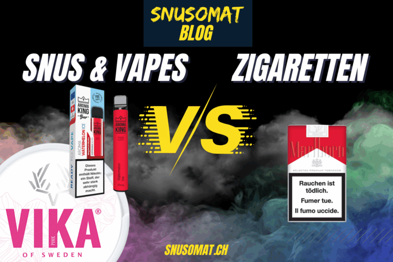 Snus & Vapes vs. Zigaretten: Die moderne Nikotinalternative im Vergleich