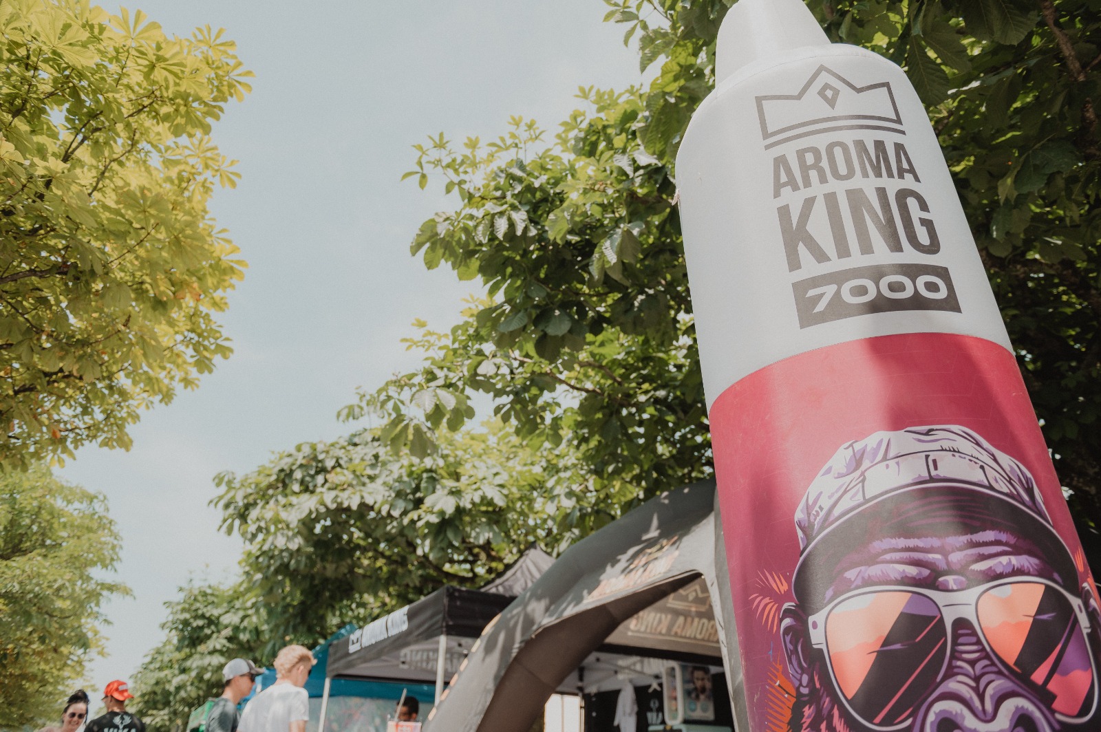 Aroma King Zelt am Techamsee